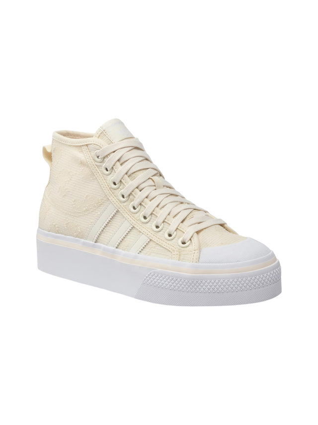 Image for Women's Textured High Top Shoes,Light Yellow