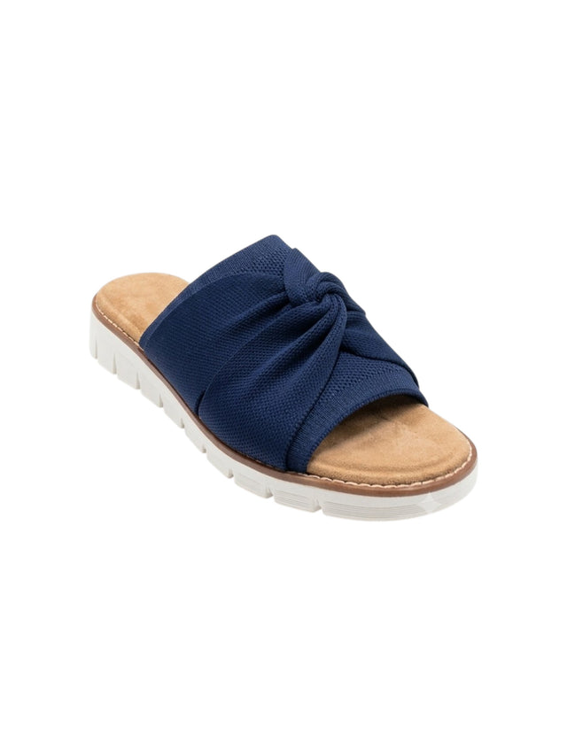 Image for Women's Textured Slippers,Navy