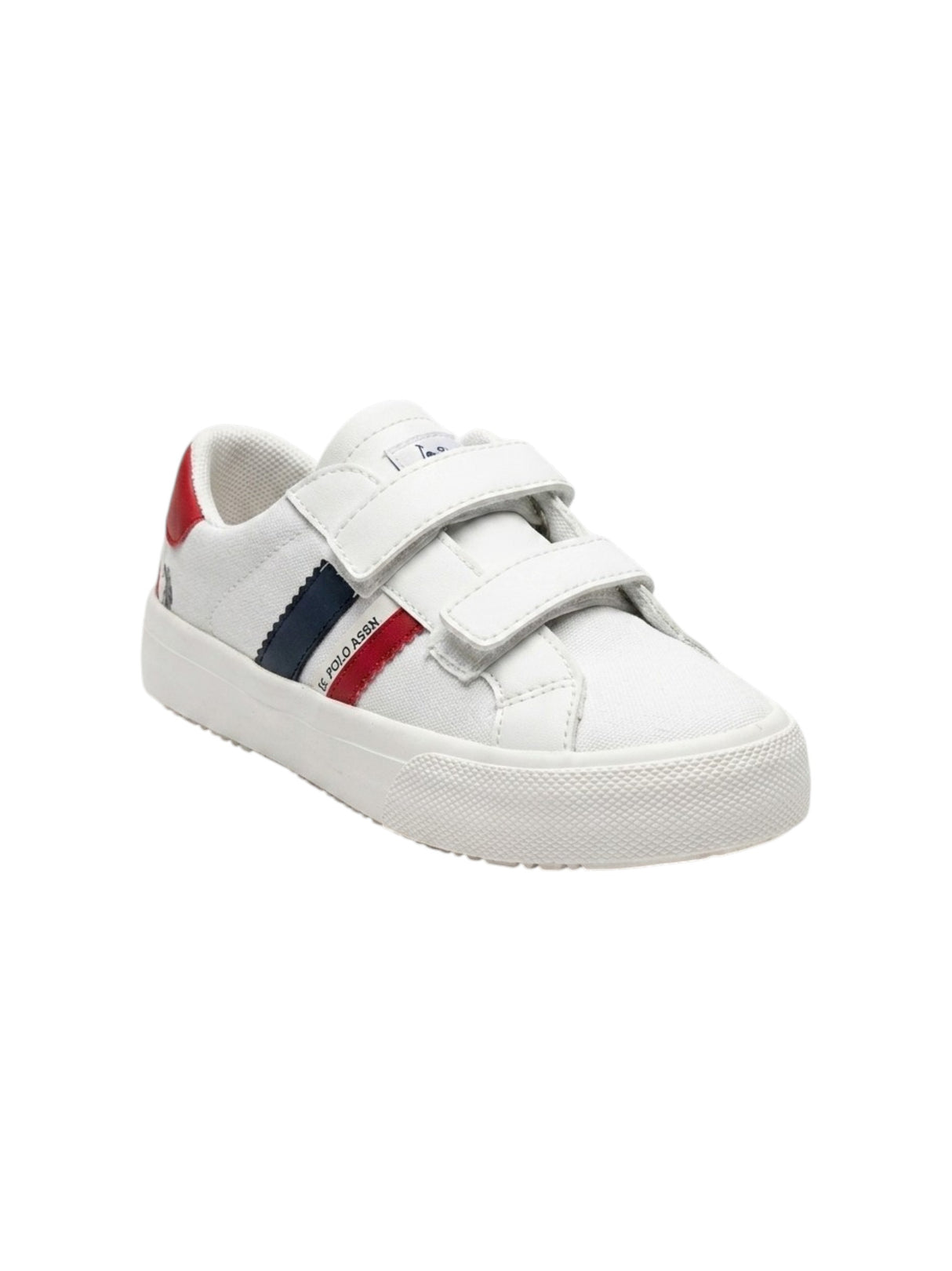Image for Kids Boy's Logo Patched Shoes,White