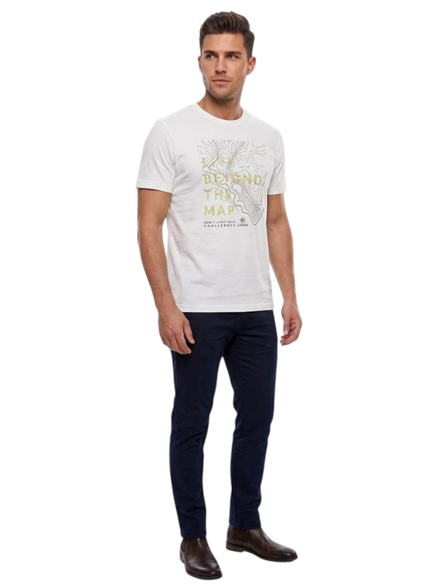 Image for Men's Printed Top,White