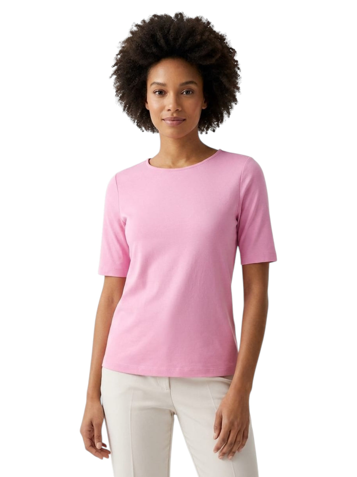 Image for Women's Plain Solid Top,Pink