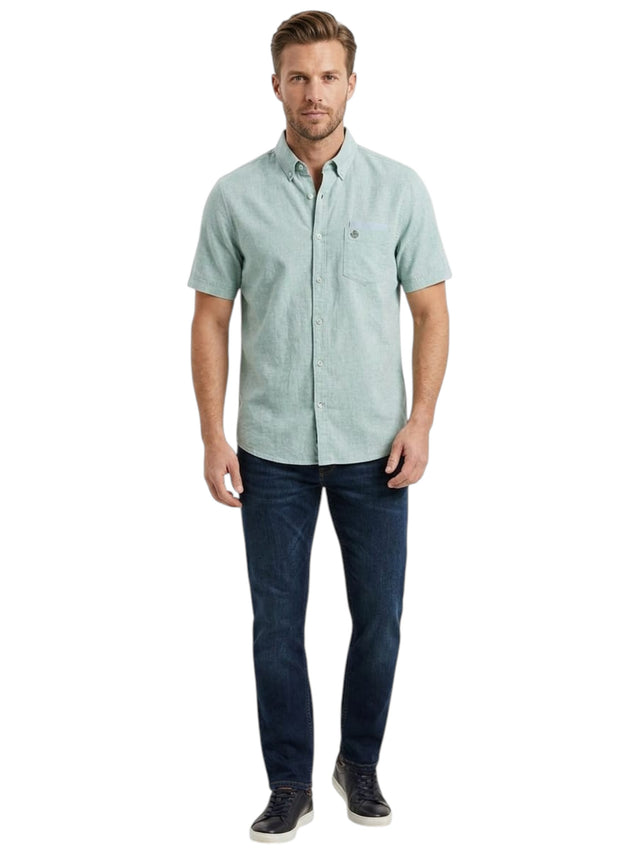 Image for Men's Plain Solid Dress Shirt,Mint Green