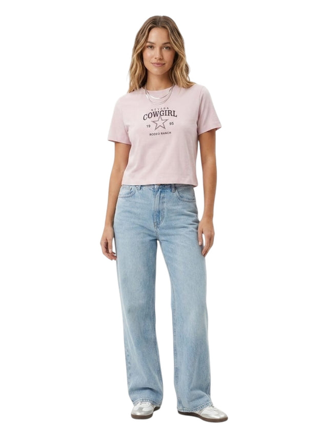 Image for Women's Printed Top,Nude Pink