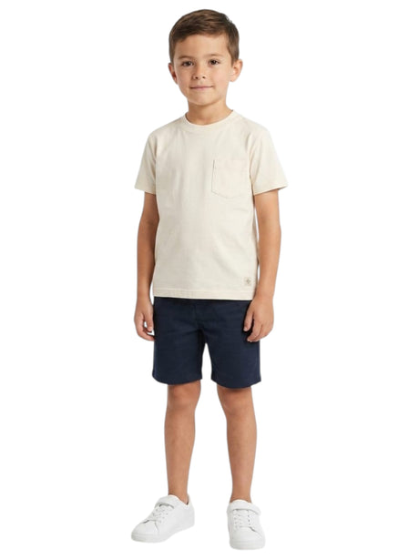 Image for Kids Boy's Plain Solid Top,Light Beige