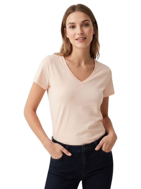 Image for Women's Plain Solid Top,Light Peach