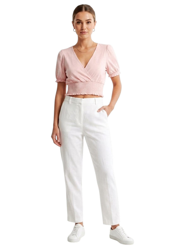 Image for Women's Plain Solid Top,Pink