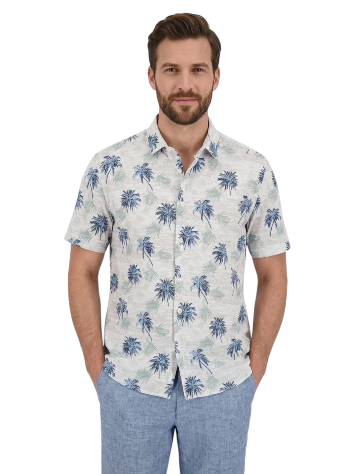 Image for Men's Printed Dress Shirt,Multi