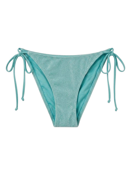 Image for Women's Plain Glitter Bikini Bottom,Turquoise