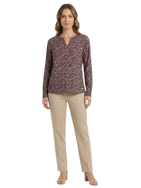 Image for Women's Floral Printed Top,Multi