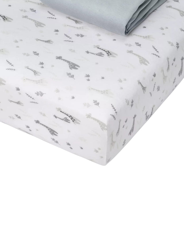 Image for Fitted Cotton Jersey Crib Sheet�