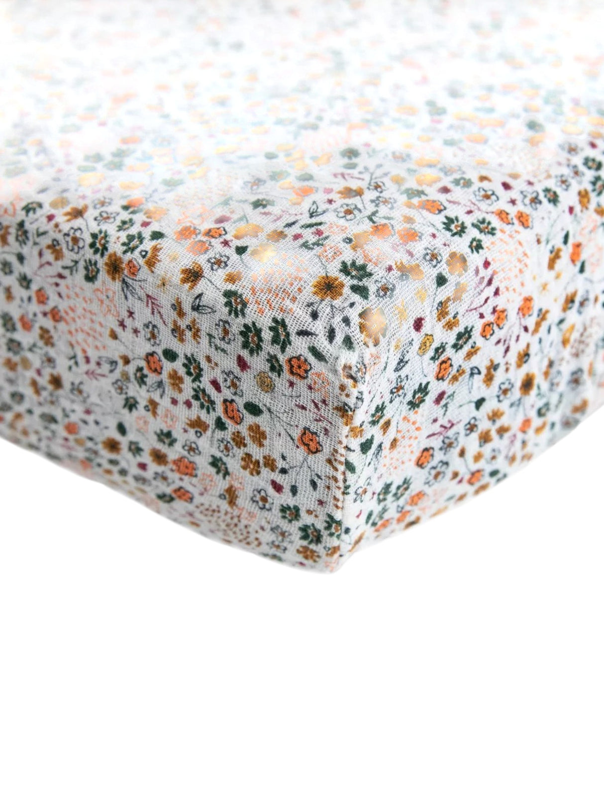 Image for Cotton Muslin Crib Fitted Sheet