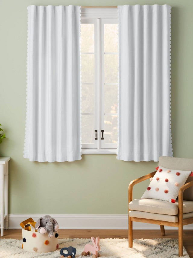 Image for Scallop Blackout Curtain Panel