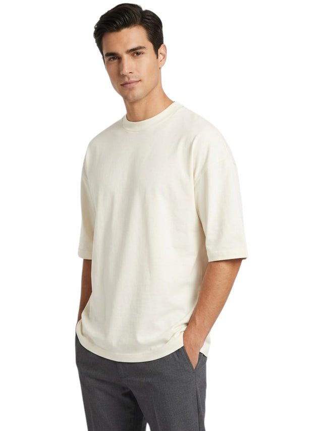 Image for Men's Plain Top,Light Beige