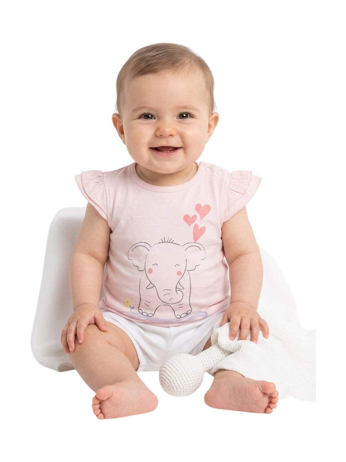 Image for Kids Girl's Printed Top,Light Pink