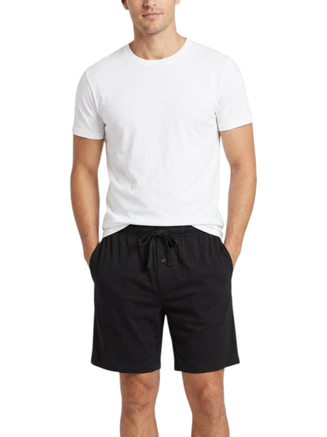 Image for Men's Plain Sleepwear Short,Black
