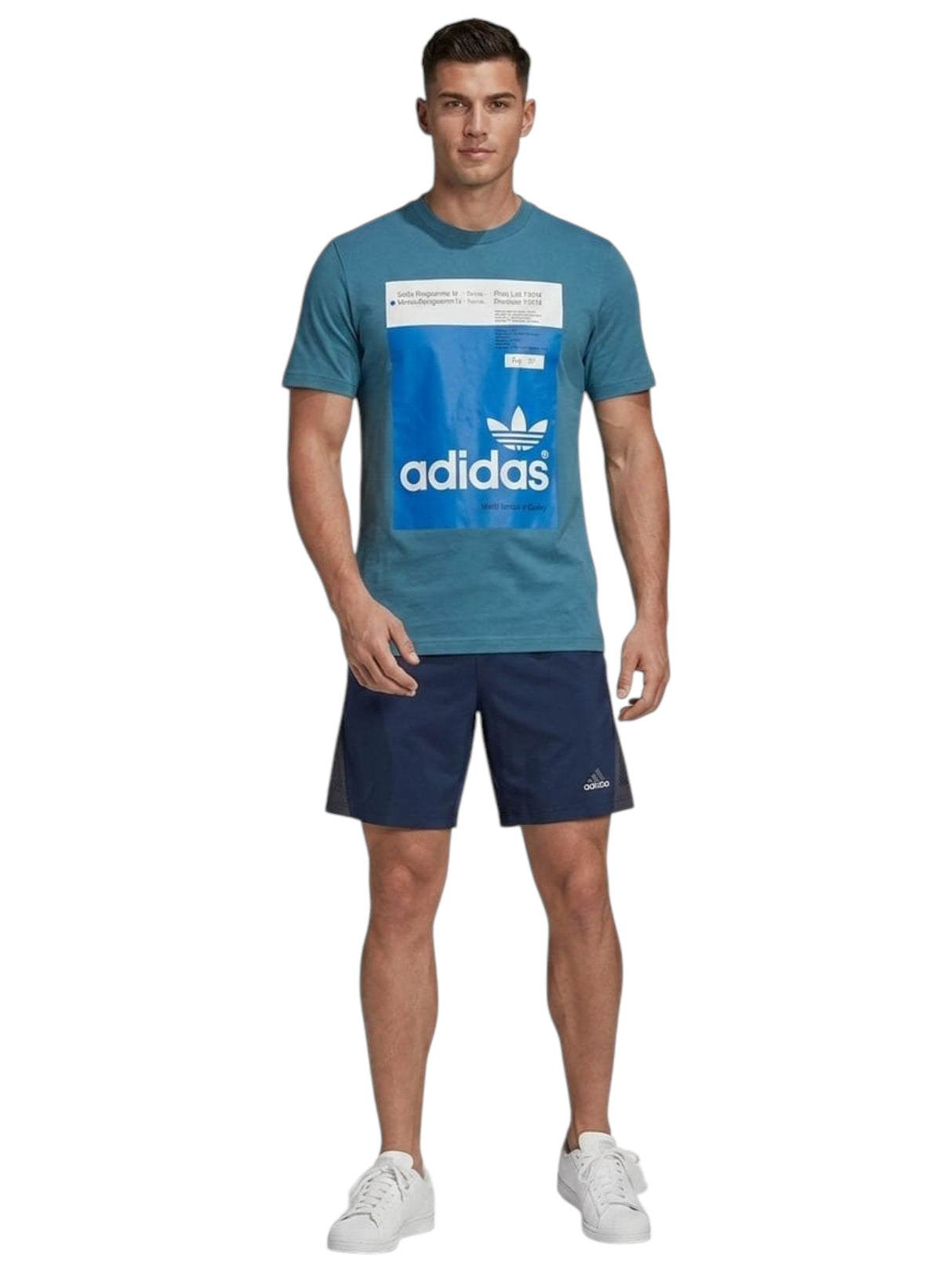 Image for Men's Printed Top,Dusty Blue