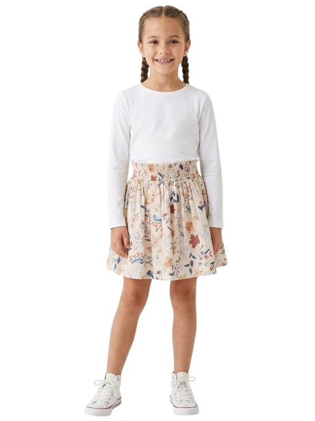 Image for Kids Girl's Printed Skirt,Beige