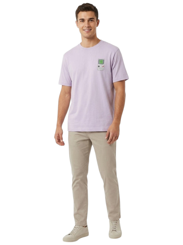 Image for Men's Printed Top,Purple