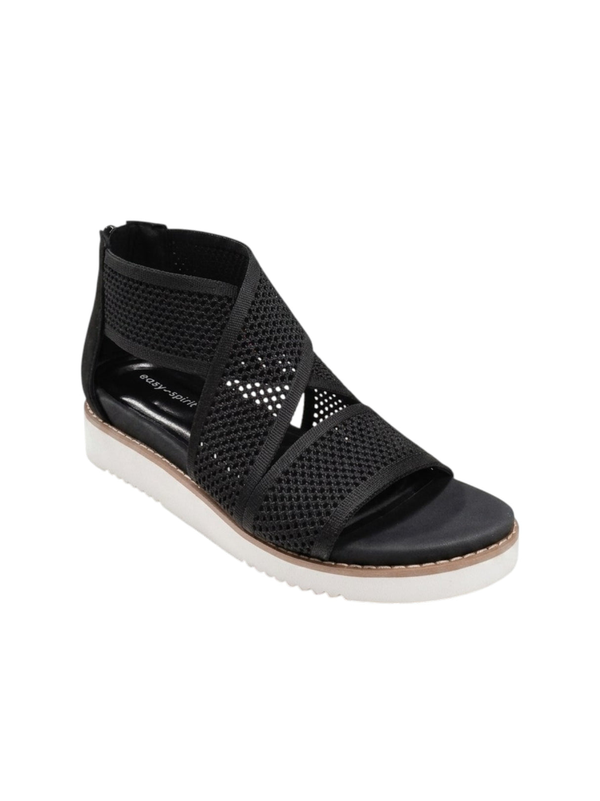 Image for Women's Textured Snadal,Black