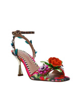 Image for Women's Floral Designes Heeled Shoes,Multi
