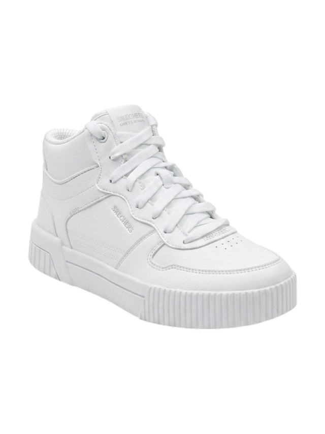 Image for Women's Plain High Top Shoes,White