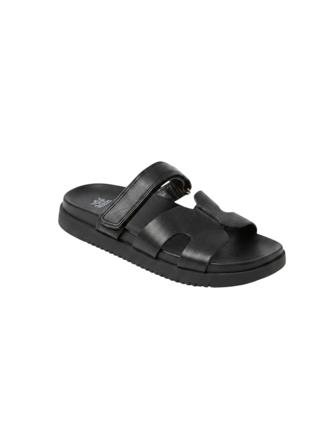 Image for Women's Plain Solid Slippers,Black