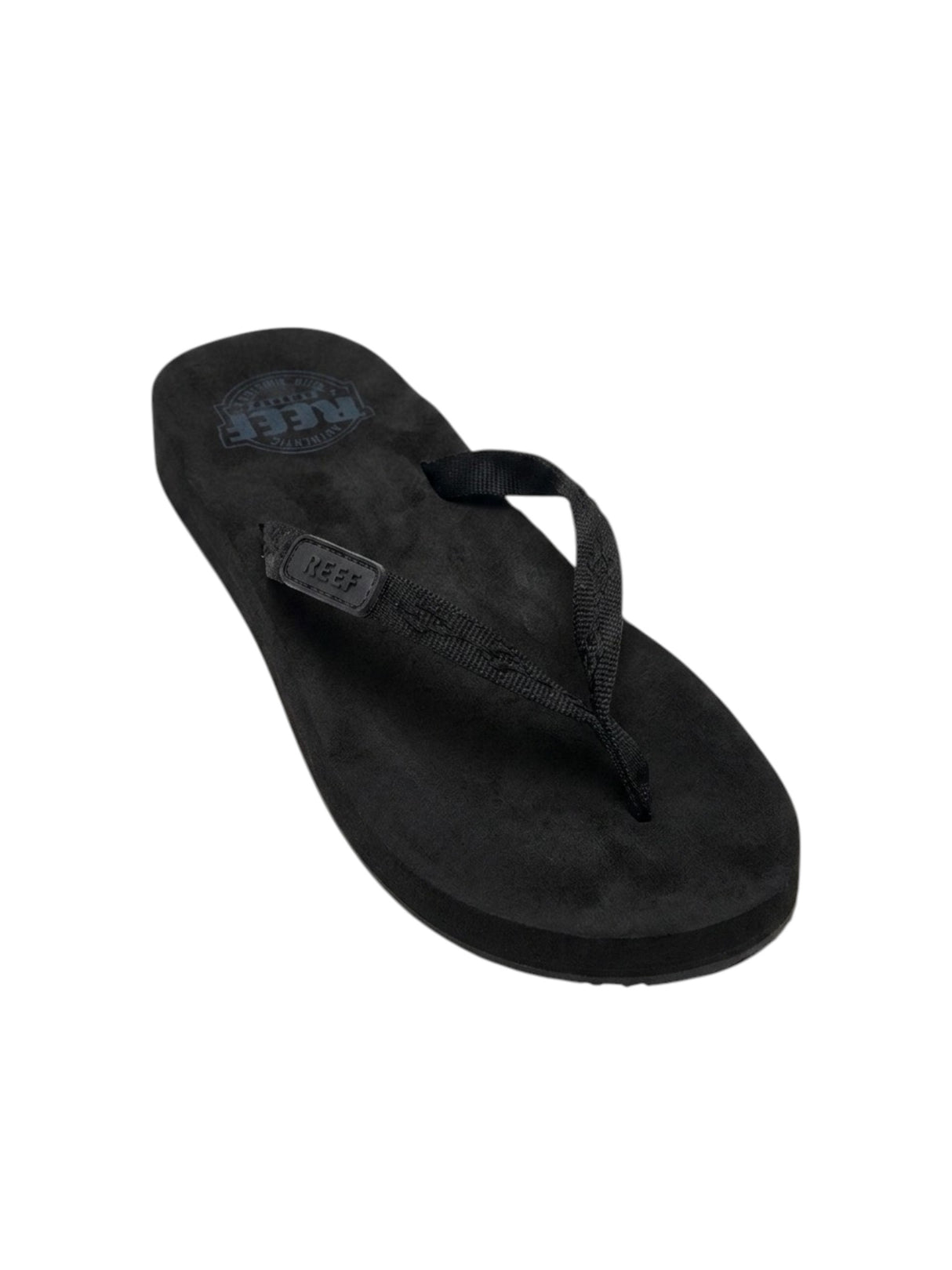 Image for Women's Plain Solid Slippers,Black