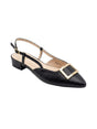 Image for Women's Plain Ballerinas Open Back,Black