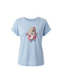 Image for Women's Printed Top,Blue