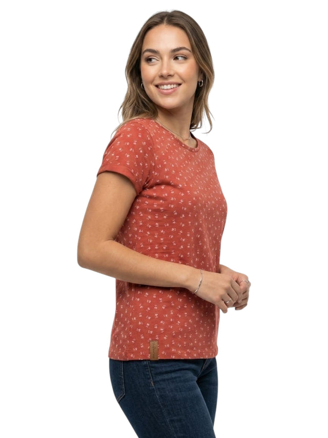 Image for Women's Printed Top,Brick