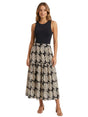 Image for Women's Printed Skirt,Black