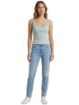 Image for Women's Ribbed Top,Mint Green