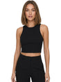 Image for Women's Ribbed Top,Black