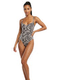 Image for Women's Animal Printed One Pieces Swimsuit Open Back,Multi