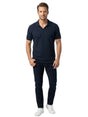 Image for Men's Textured Top,Navy
