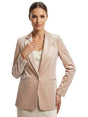 Image for Women's Plain Glitter Plazer,Pink
