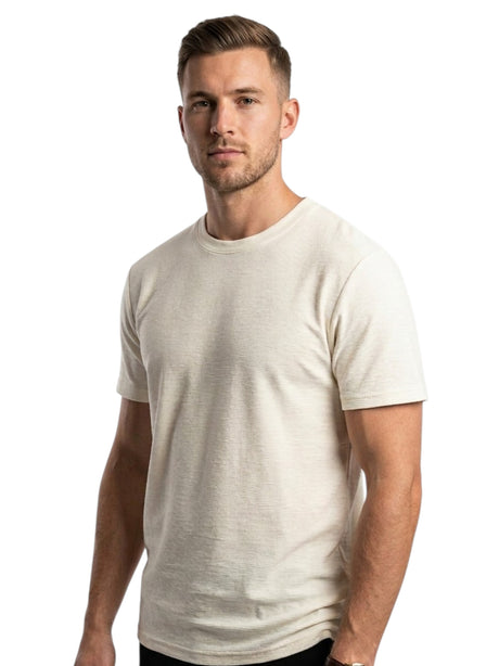 Image for Men's Textured Top,Beige