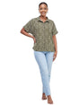Image for Women's Stripped Dress-Shirt,Multi