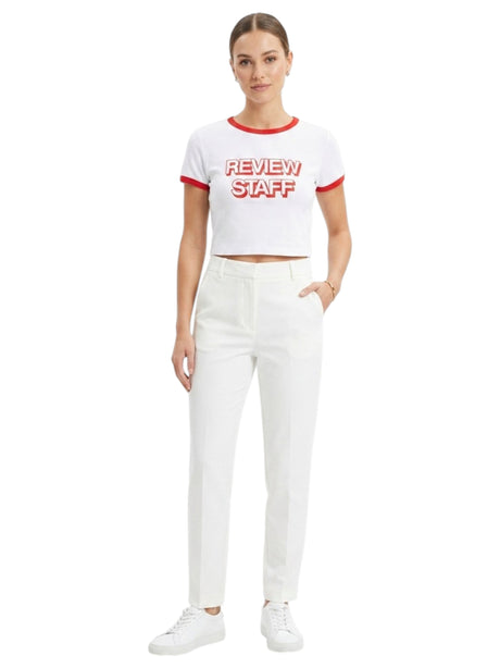 Image for Women's Printed Top,White