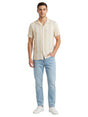 Image for Men's Stripped Dress-Shirt,Beige