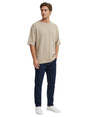 Image for Men's Textured Top,Beige