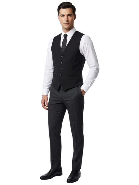 Image for Men's Plain Blazers,Black
