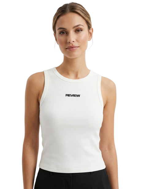 Image for Women's Ribbed Top,White