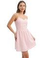 Image for Women 's Plaid Dress,Pink
