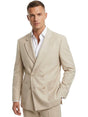 Image for Men's Plain Blazer,Beige