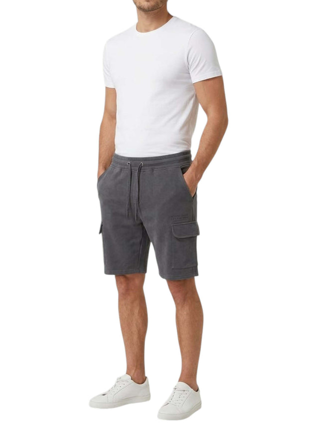Image for Men's Plain Solid Short,Dark Grey