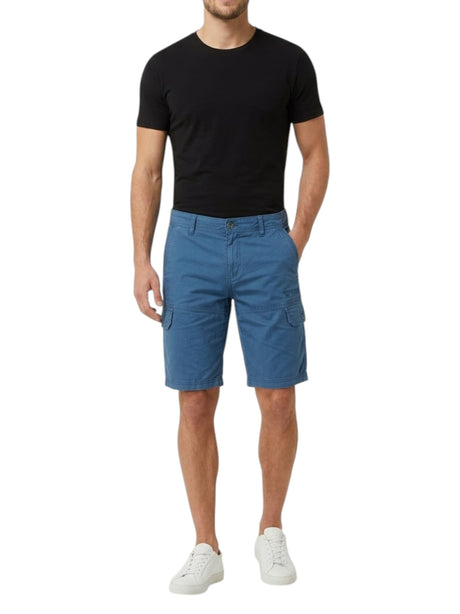 Image for Men's Plain Solid Cargo Short,Dusty Blue