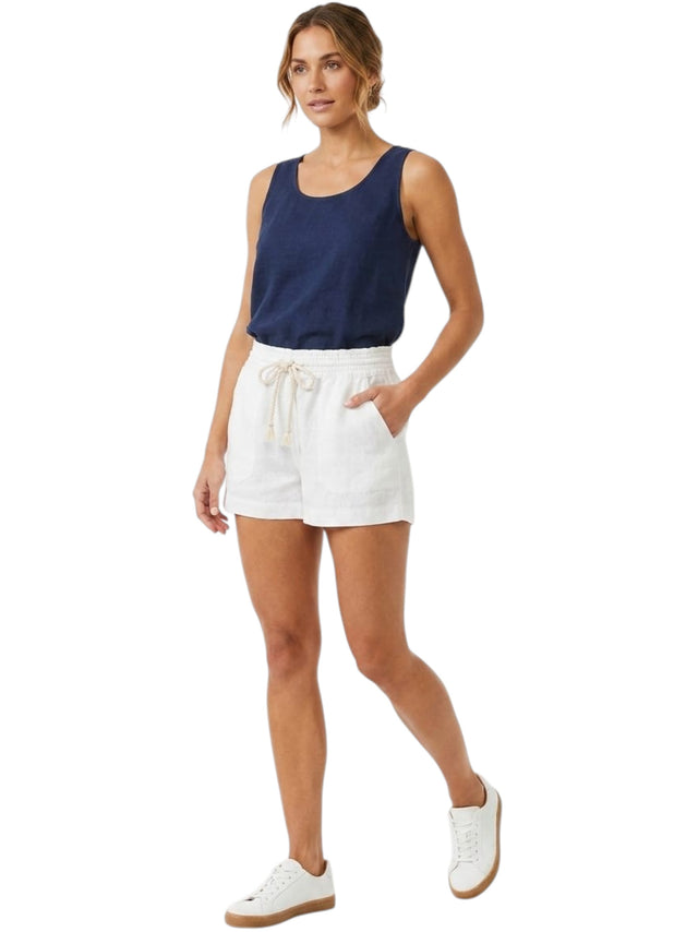 Image for Women's Plain Solid Short,White