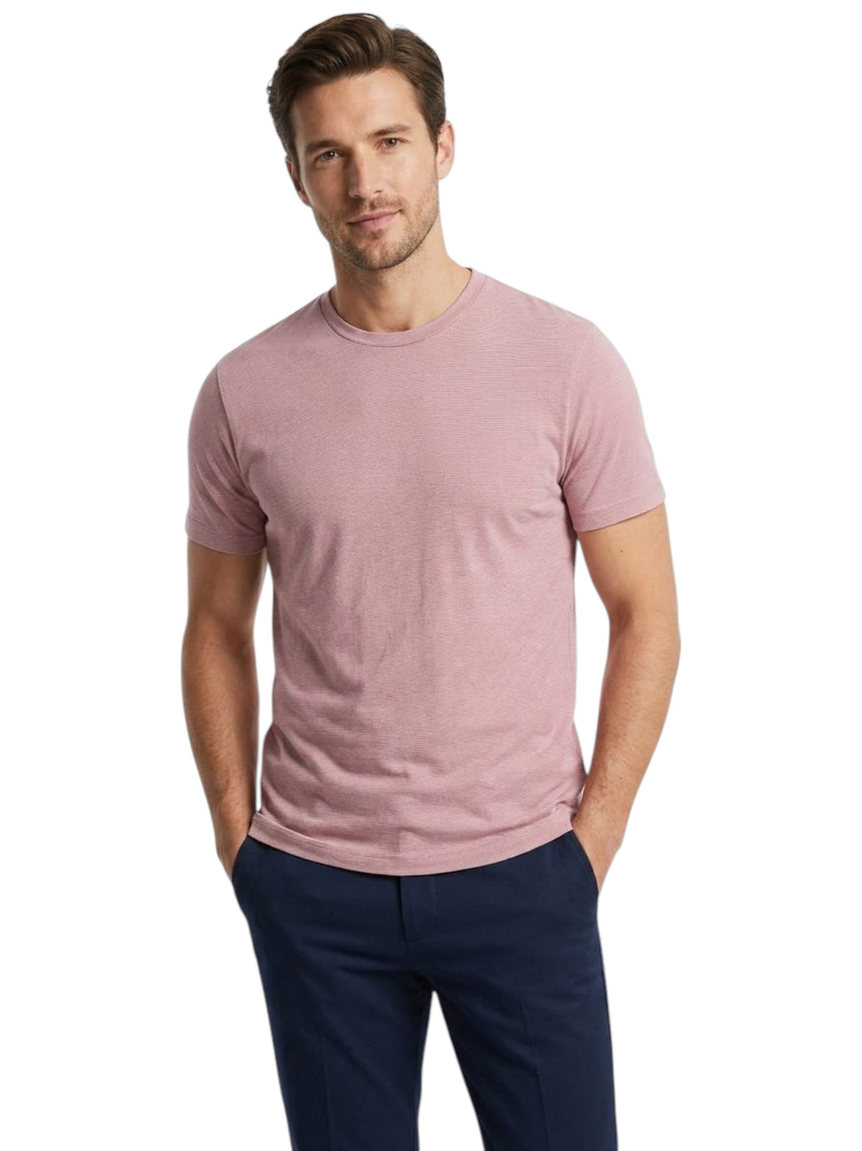 Image for Men's Striped Top,Pink
