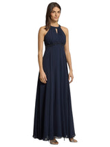 Image for Women's Embellished Dress Open Back,Navy